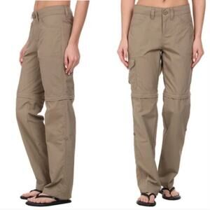 Mountain Hardwear Women's Mirada Convertible Hiking Cargo Pant Khaki Size 16